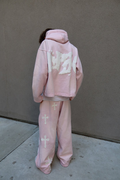 Pink Scripture Hoodie