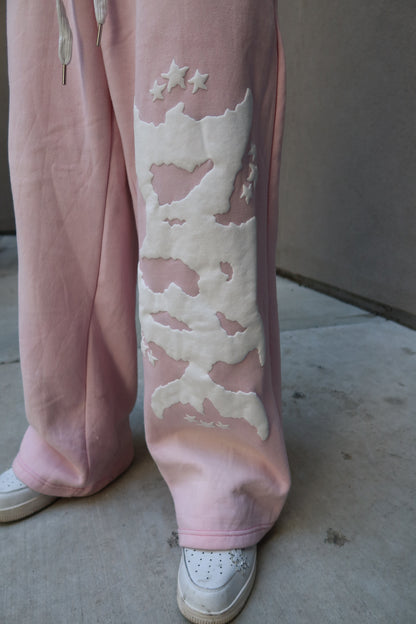 Pink Scripture Sweatpants